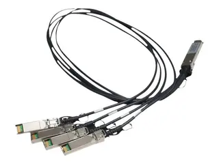HPE X240 Direct Attach Copper Splitter Cable Nettverkskabel - SFP+ til QSFP+ - for HPE 5900AF-48; Edgeline e920; FlexFabric 1.92, 11908, 12900, 12902; ProLiant e910t 2U