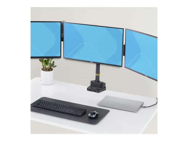 Startech Triple Monitor Desk Mount For Up To Three 27in Screens, V...