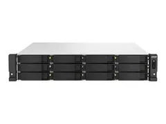 QNAP TS-H1887XU-RP - NAS-server - 18 brønner kan monteres i rack - SATA 6Gb/s - RAID 0, 1, 5, 6, 10, 50, JBOD, 60 - RAM 32 GB - 2.5 Gigabit Ethernet / 10 Gigabit Ethernet - iSCSI støtte - 2U