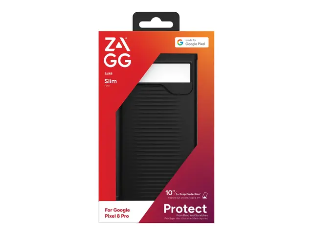 ZAGG Luxe - Baksidedeksel for mobiltelefon smal grafen svart Googl...