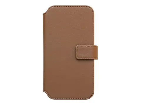 KEY Unstad - Lommebok for mobiltelefon MagSafe-samsvar - stoff, kunstl&#230;r, 100 % resirkulert plast - gyllen brun - 6.7&quot; - for Apple iPhone 14 Pro Max