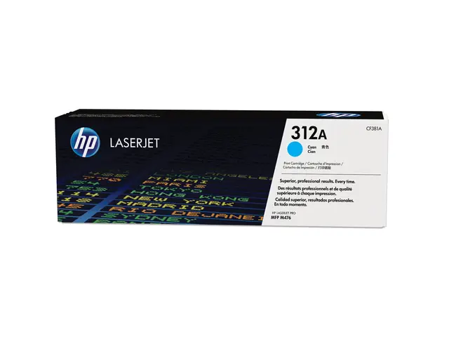 HP 312A - Cyan - original - LaserJet - tonerpatron (CF381A) - for ...