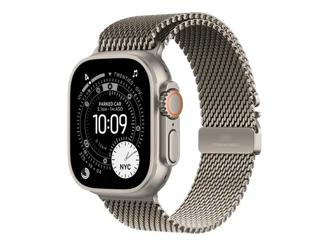 Apple - Sløyfe for smart armbåndsur 49 mm, naturlig titanfinish St...