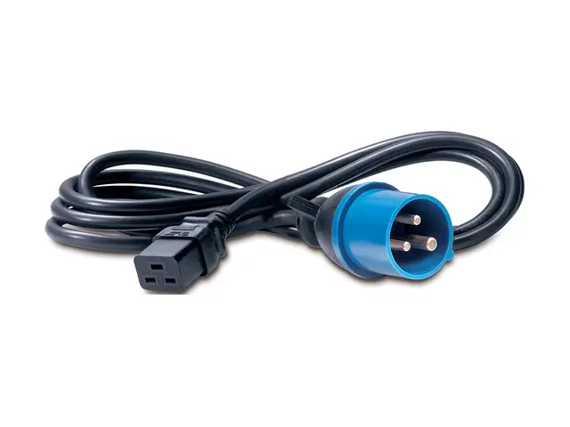 APC - Strømkabel IEC 60320 C19 til 60309 (hann) 2.5 m svart for P/...
