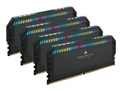 CORSAIR Dominator Platinum RGB DDR5 - sett - 64 GB: 4 x 16 GB - DIMM 288-pin - 6400 MHz / PC5-51200 - CL32 - 1.40 V - svart