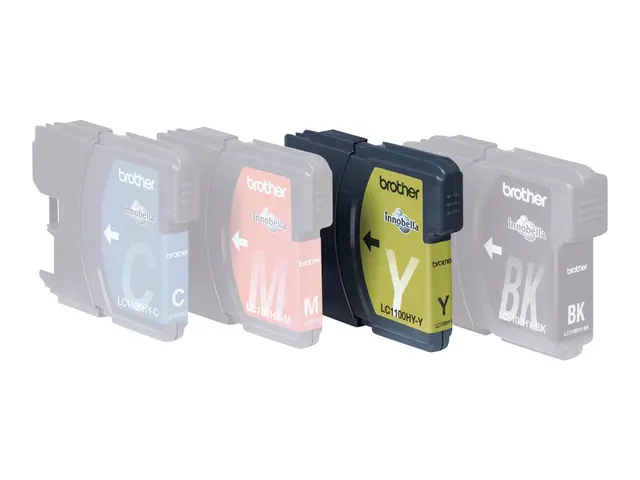 Brother LC1100HYY - Høy ytelse - gul - original - blekkpatron - fo...