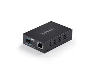 Startech - Fibermedieomformer - 10GbE - over fiberoptikk 10GBase-LR, 10GBase-SR, 10GBase-X, 10GBase-T - SFP+ / RJ-45 - TAA-samsvar