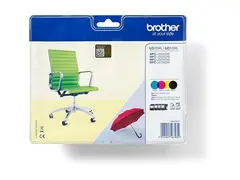Brother LC229XLVALBP - 4-pack - svart, gul, cyan, magenta original - blister - blekkpatron - for Brother MFC-J5320DW, MFC-J5620DW, MFC-J5625DW, MFC-J5720DW