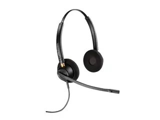 HP Poly EncorePro HW520D - EncorePro 500 series hodesett - on-ear - kablet - Quick Disconnect - svart - Certified for Skype for Business