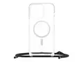 OtterBox React Series - Baksidedeksel for mobiltelefon halskjede - MagSafe-samsvar - plastikk - blank - for Apple iPhone 15 Pro Max
