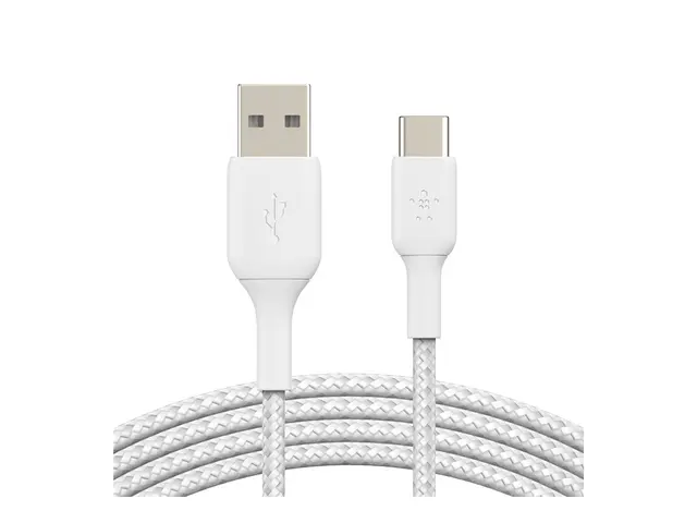 Belkin BoostCharge - USB-kabel 24 pin USB-C (hann) til USB 15 cm hvit