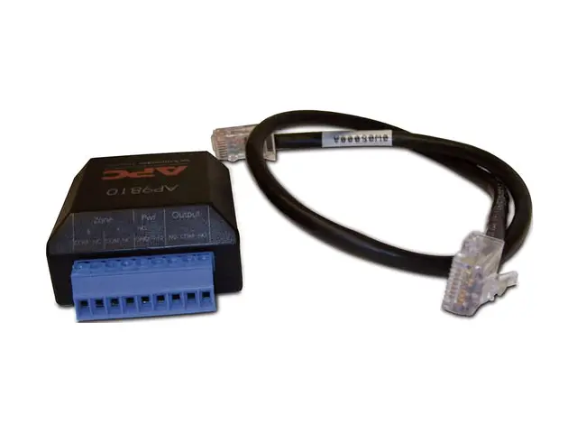 APC Dry Contact I/O Accessory - Nettverksadaptersett svart for P/N...