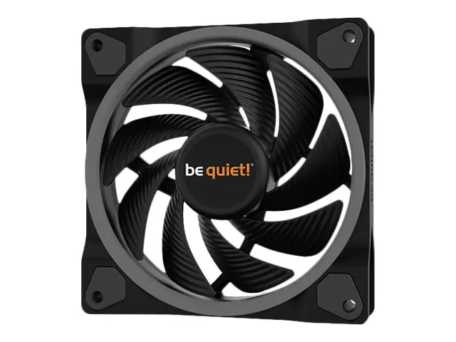 be quiet! Light Wings - Kabinettvifte 120 mm svart (en pakke 3)