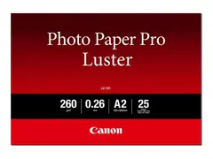 Canon Photo Paper Pro Luster LU-101 Glans - 260 mikroner - A2 (420 x 594 mm) - 260 g/m&#178; - 25 ark fotopapir