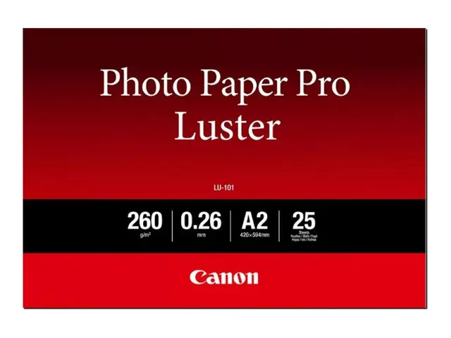 Canon Photo Paper Pro Luster LU-101 - Glans - 260 mikroner - A2 (4...