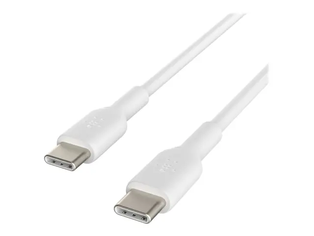 Belkin BoostCharge - USB-kabel 24 pin USB-C (hann) til 1 m hvit