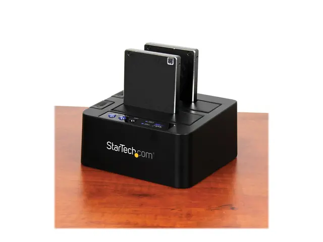 StarTech.com Standalone Hard Drive Duplicator, Dual Bay HDDSSD Clo...