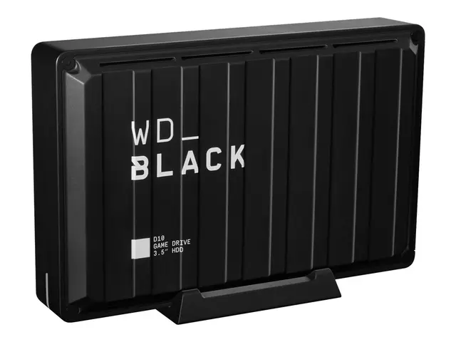 WD_BLACK D10 Game Drive WDBA3P0080HBK - Harddisk - 8 TB - ekstern ...