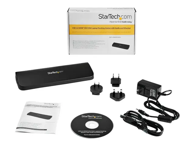 StarTech.com USB 3.0 Docking Station with HDMI and DVI/VGA - Dual ...