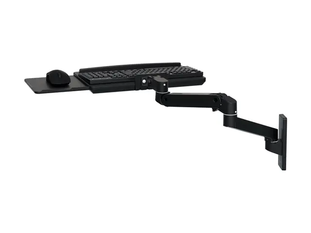 Ergotron LX Pro - Tastatur/musearm-monteringsbakke justerbar veggm...