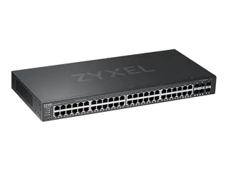 Zyxel GS2220-50 - Switch - Styrt - 44 x 10/100/1000 + 4 x kombo-Gigabit SFP + 2 x Gigabit SFP rackmonterbar