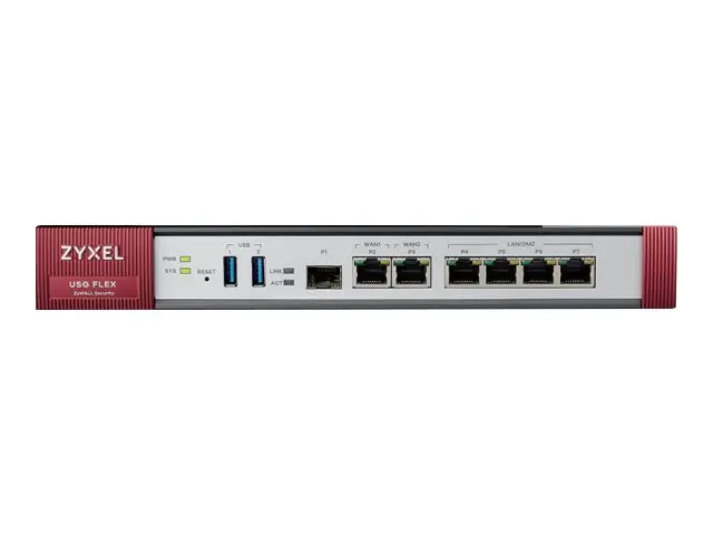 Zyxel ZyWALL USG FLEX 200 - UTM Bundle brannvegg med 1 års AV+IDP,...