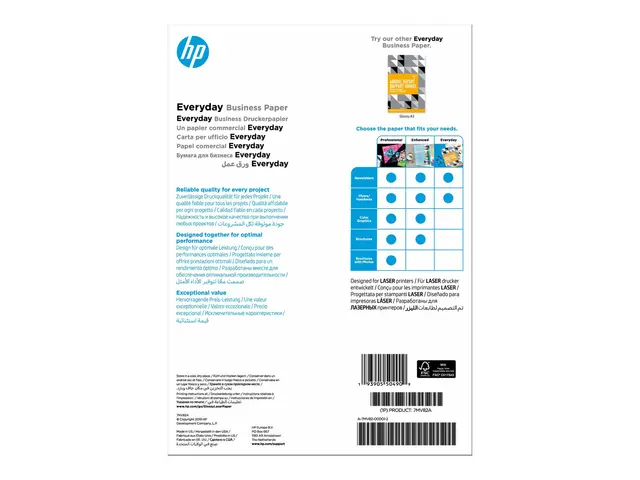 HP Everyday - Blank A4 (210 x 297 mm) 120 g/m² 150 ark fotopapir f...