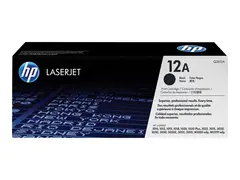 HP 12A - Svart - original - LaserJet - tonerpatron (Q2612A) for LaserJet 1010, 1012, 1015, 1018, 1020, 1022, 3015, 3020, 3030, 3050, 3052, 3055, M1005