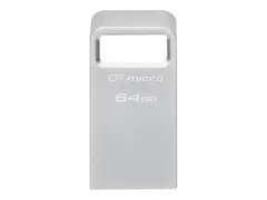 Kingston DataTraveler Micro - USB-flashstasjon 64 GB - USB 3.2 Gen 1