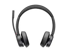 HP Poly Voyager 4320 - Voyager 4300 UC series hodesett - on-ear - Bluetooth - trådløs, kablet - USB-C - svart - Zoom Certified