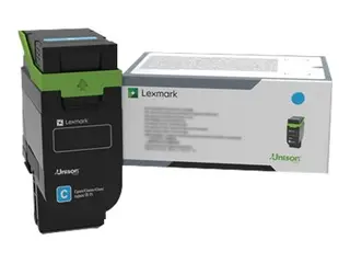 Lexmark - Høy ytelse - cyan - original boks - tonerpatron LCCP - for Lexmark CS531dw, CX532adwe