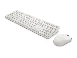 Dell Pro 5 KM526 - Tastatur- og mussett - trådløs 2.4 GHz - QWERTY - US International - light ash