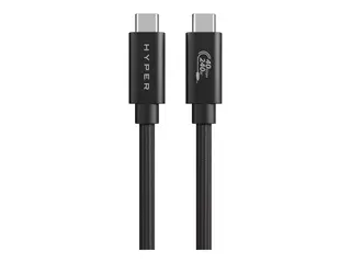Hyper HyperDrive Next - USB-kabel - USB-C (hann) til USB-C (hann) USB4 - 1.2 m - svart