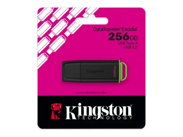 Kingston DataTraveler Exodia - USB-flashstasjon - 256 GB - USB 3.2...