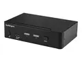 STARTECH.COM 2-Port DisplayPort KVM Switch - 4K 60Hz - DisplayPort 1.2 KVM S