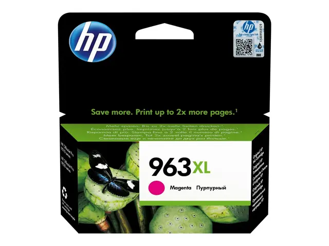 HP 963XL - 23.25 ml Høy ytelse magenta original blekkpatron for Of...