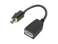 Lenovo - DisplayPort-adapter - Mini DisplayPort (hann) til DisplayPort (hunn) for ThinkCentre M75t Gen 2; ThinkStation P320; P330; P330 Gen 2; P348; P520; P620; P720; P920