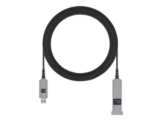 Huddly - USB-kabel - USB-type A (hann) til USB-type A (hunn) USB 3.1 Gen 1 - 15 m - Active Optical Cable (AOC) - svart