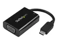 STARTECH.COM USB-C to VGA Adapter – with Power Delivery (USB PD) – USB C Ada