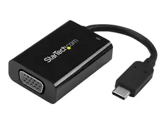 STARTECH.COM USB-C to VGA Adapter – with Power Delivery (USB PD) – USB C Ada