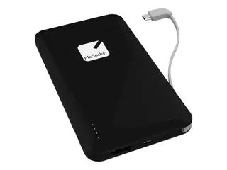 Compulocks Power Bank Battery Pack 10000 mAh Ekstern batteripakke - 10000 mAh - 2 utgangskontakter (USB) - for Compulocks BrandMe VESA Brandable Floor Stand For Tablets White, iPad 10