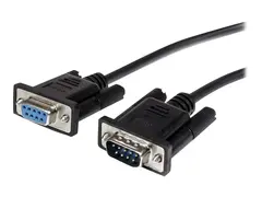 StarTech.com 2m Black Straight Through DB9 RS232 Serial Cable DB9 RS232 Serial Extension Cable - Male to Female Cable (MXT1002MBK) - seriellforlengelseskabel - DB-9 til DB-9 - 2 m