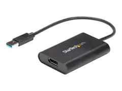 StarTech.com USB 3.0 to DisplayPort Adapter 4K 30Hz - External Video &amp; Graphics Card - Dual Monitor Display Adapter - Supports Windows (USB32DPES2) - DisplayPort-adapter - USB-type A til DisplayPort - TAA-samsvar - 20 cm