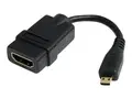 StarTech.com 5in High Speed HDMI Adapter Cable HDMI to HDMI Micro - F/M - 5 inch Micro HDMI Adapter - HDMI Female to Micro HDMI Male (HDADFM5IN) - HDMI-adapter - 1.2 cm