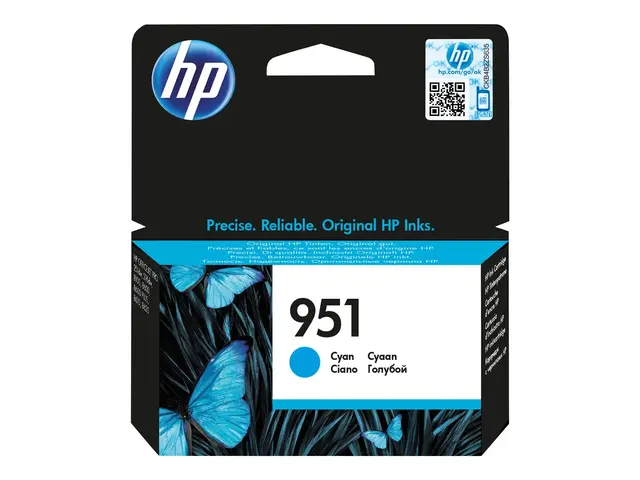 HP 951 - 8.5 ml cyan original blekkpatron for Officejet Pro 251dw,...