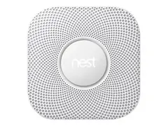 Nest Protect 2nd Generation - Flerformålssensor trådløs - 802.11b/g/n, Bluetooth 4.0, 802.15.4 - hvit