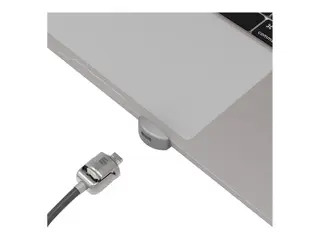Compulocks Ledge Lock Adaptor for MacBook Pro 13" M1 & M2 with Combination Cable Lock Silve Sikkerhetssporlåsadapter - med kombinasjonskabellås - for Apple MacBook Pro 13.3 in (M1, M2)