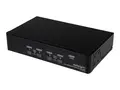 StarTech.com 4 Port DisplayPort KVM Switch w/ Audio USB, Keyboard, Video, Mouse, Computer Switch Box for 2560x1600 DP Monitor (SV431DPUA) - KVM / lyd / USB-svitsj - 4 porter