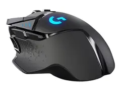 Logitech Gaming Mouse G502 LIGHTSPEED - Mus optisk - 11 knapper - trådløs, kablet - 2.4 GHz - USB trådløs mottaker