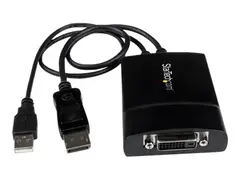 StarTech.com DisplayPort to DVI Adapter - Dual-Link Active DVI-D Adapter for Your Monitor / Display - USB Powered - 2560x1600 (DP2DVID2) - DisplayPort / DVI-adapter - 37 cm